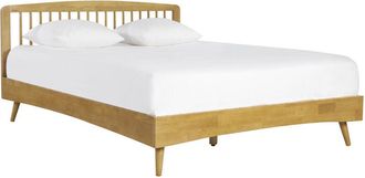 Miliboo Cama De 2 Plazas 160 X 200 Cm De Madera Terry