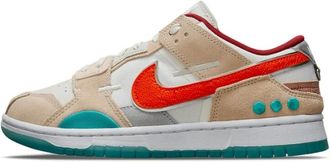 Nike Fitness, Heren, Veelkleurig, 45 EU, Leer, Dunk Low Scrap Shapeless Formless Limitless