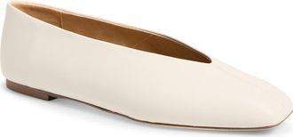 Tony Bianco Brash Flat in Dove Nappa at Nordstrom, Size 9.5