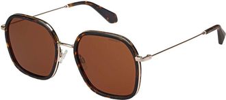 Superdry SDS 5056 102 Womens Sunglasses Gold Size 56