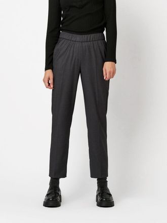 Toni Schlupfhose TONI Sue Ankle, Damen, Gr. 42, N-Gr, grau (anthra), Web, Obermaterial: 62% Polyester, 35% Viskose, 3% Elasthan, unifarben, regular fit kn&ouml;