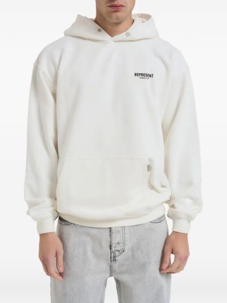 Represent Hoodie met logoprint - Beige