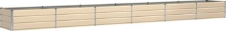 vidaXL Jardinera Marfil 600 X 80 X 45 Cm Acero Vidaxl