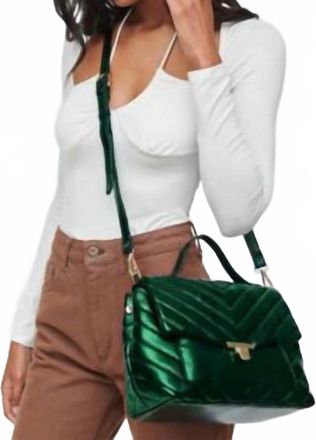 Urban Expression Imani Crossbody Bag In Emerald Green