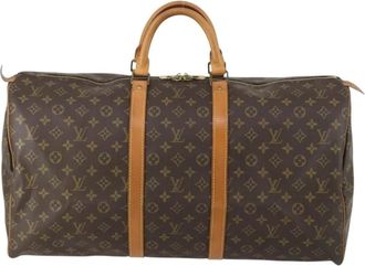 Louis Vuitton Pre-owned Weekend Bags, female, Brown, Size: ONE SIZE Pre-owned Vintage Metallic Satchel Bag