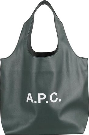 A.P.C. Dark Green Tote Ninon Bag
