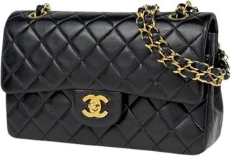 Chanel Pre-owned Matelasse Shoulder Bag - Dames - Vintage Schoudertas - Zwart - ONE Size - Leer - Vintage