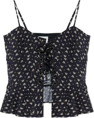 Isabel Marant Tops, Dames, Zwart, M, Katoen, Dolma Top