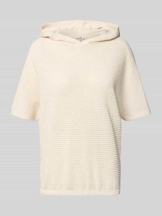 OPUS Strickshirt mit Kapuze Modell Gikaria in Beige, Gr&ouml;&szlig;e 38