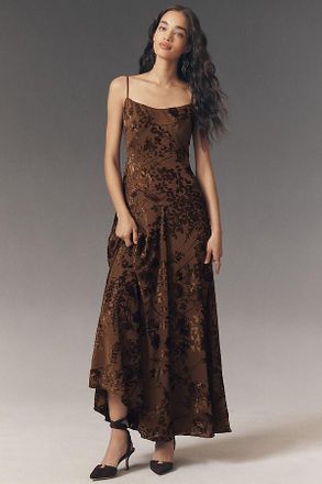Mare Mare Emmy Burnout Velvet Maxi Dress