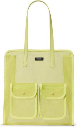 Kate Spade New York breezy mesh tote bag in Bosc Pear at Nordstrom