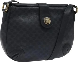 Celine Pre-owned Cross Body Bags, female, Black, Size: ONE SIZE Pre-owned Canvas Cross Body Bag