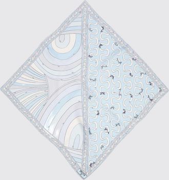 Pucci Vintage Design Foulard in Pure Silk with Fauna Print