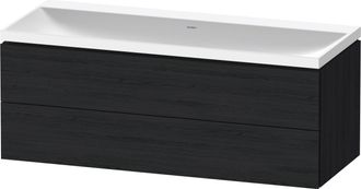 Duravit Duravit L-cube Conjunto En C Suspendido, 2 Cajones, Sin