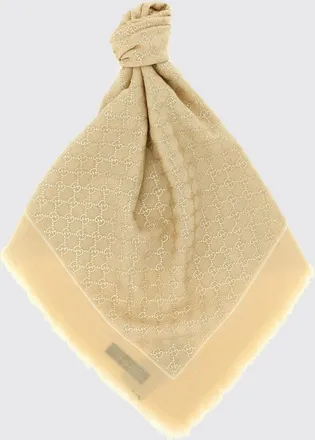 Gucci Stola in lana con motivo Monogram GG