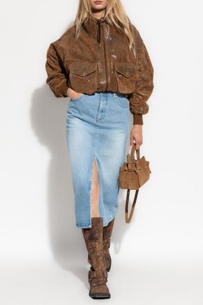 A.P.C. Denim Skirt, Womens, Blue