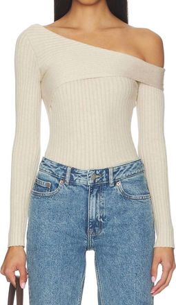 Heartloom Finley Long Sleeve Top In Bisque