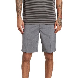 PGA TOUR Comfort 9-Inch Heathered Shorts in Grey Heather at Nordstrom Rack, Size 40