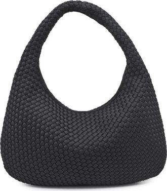 Sol and Selene Dare to Dream - Large Woven Neoprene Hobo Bag in Black at Nordstrom