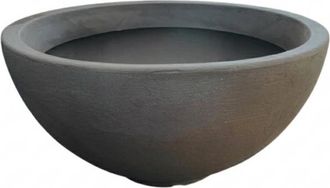 OEM Jarr&oacute;n De Dise&ntilde;o De &Oslash;85 Cm Y 43 Cm De Alto, Fabricado En Pol&iacute;mero Resistente De Color Antracita Para Plantas De Interior Y Exterior