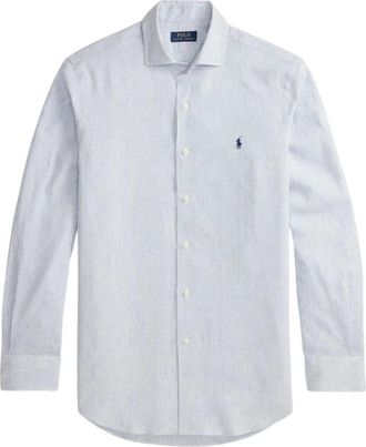 Polo Ralph Lauren Formal Shirt - Heren - Zakelijke Overhemden - Blauw - XL - Overhemden
