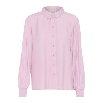 Cream Dawn Pink Long Sleeve Shirt - female - Cream - Shirts - Pink - XS - Blouses & Shirts