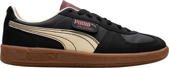Puma Palermo Players Lane Sneaker in Puma Black/Intense Red Leather Men