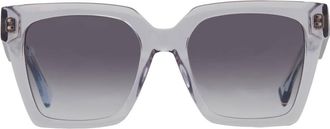 Tommy Hilfiger Grey Azure Square Ladies Sunglasses TH 2100/S 0KB7/GB 53