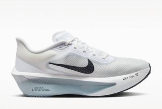 Nike Mens Zoom Fly 6 Road Racing Shoes In White/pure Platinum/obsidian Mist/gridiron
