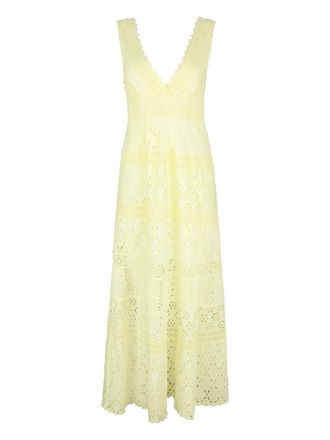 Temptation Positano Paglia dress - women - Cotton - S - Yellow