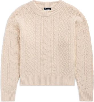Bergans Lofoten Knitted Wool Jumper Wollpullover f&uuml;r Herren | beige