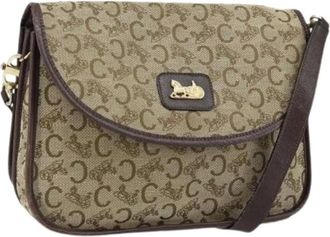 Celine Pre-owned Cross Body Bags, female, Beige, Size: ONE SIZE Pre-owned Vintage Shoulder Bag