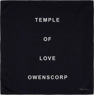 Rick Owens Foulard in misto modal e seta - RICK OWENS - gender_Man