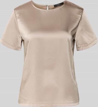 Max Mara Regular Fit T-Shirt mit Lyocell-Anteil Modell ZONA in Sand, Gr&ouml;&szlig;e XXL