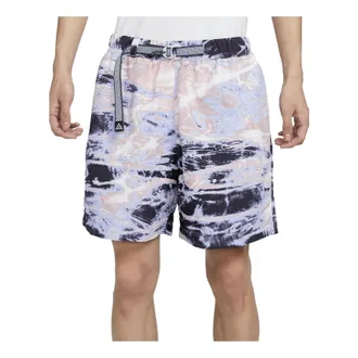 Nike x ACG Allover Print Trail Shorts Pink Oxford Gridiron Cobalt FB4199-601