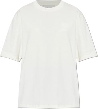 Ami Klassiek L/S Overhemd Button Down Kraag Met Geborduurde ADC - Heren - T-shirts - Wit - S - Katoen - Tops