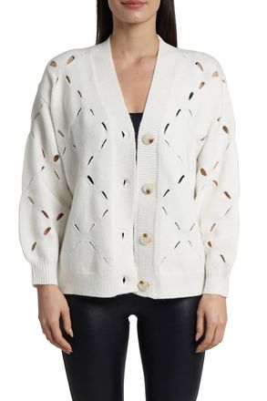 Love Token Wren V-Neck Cardigan In Ivory