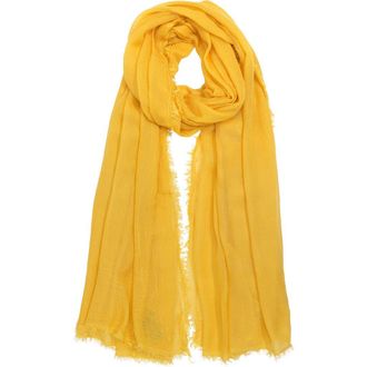 Echo Essential Modal-Silk Blend Crinkle Wrap in Sulphur at Nordstrom