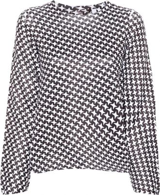 Comme Des Gar&ccedil;ons Ronde Hals Top met Lange Mouwen - Dames - Longsleeves - Veelkleurig - M - Tops