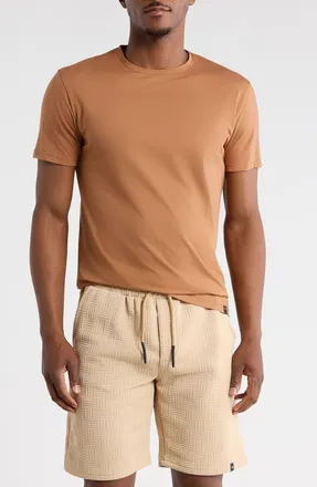 T.R. Premium Solid Crewneck T-Shirt in Mocha at Nordstrom Rack, Size Small