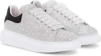 Alexander McQueen Oversized embellished leather sneakers