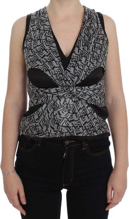 Karl Lagerfeld Silk Blouse Womens Top