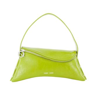 Sams&oslash;e & Sams&oslash;e Sadandy Shoulder 16279 - Dames - Tassen - Groen - Maat: ONE Size Leer