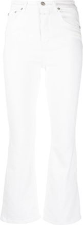 Closed Hi-Sun kick-flare jeans - women - Cotton/Elastane/Polyester - 25 - White