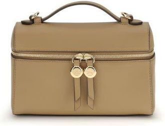 Tory Burch Romy Slim Top Handle Bag Beige