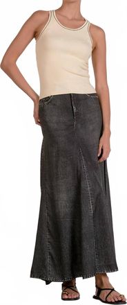 Elan Womens Lara Contrast Knit Tank Top In Natural