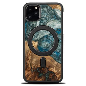 OEM Funda &Uacute;nica Bewood Para Iphone 11 Pro Max - Planetas - Tierra Con Magsafe