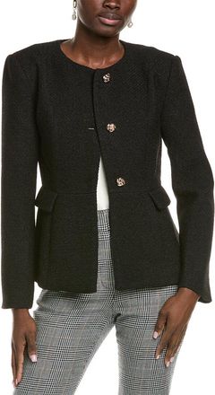 endless rose Round Neck Wool-Blend Blazer