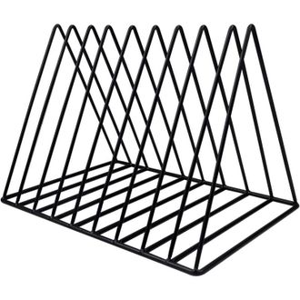 OEM Revistero Met&aacute;lico, 9 Compartimentos, Revistero Dorado, Estanter&iacute;a Triangular, Librer&iacute;a, Soporte Para Peri&oacute;dicos, Revistero De Dise&ntilde;o Para Oficina, Sa