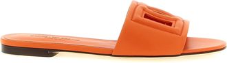 Dolce & Gabbana Oranje Kalfsleren Sandalen
